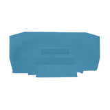 Endplatte für Federkraftklemme YBK 10 blau