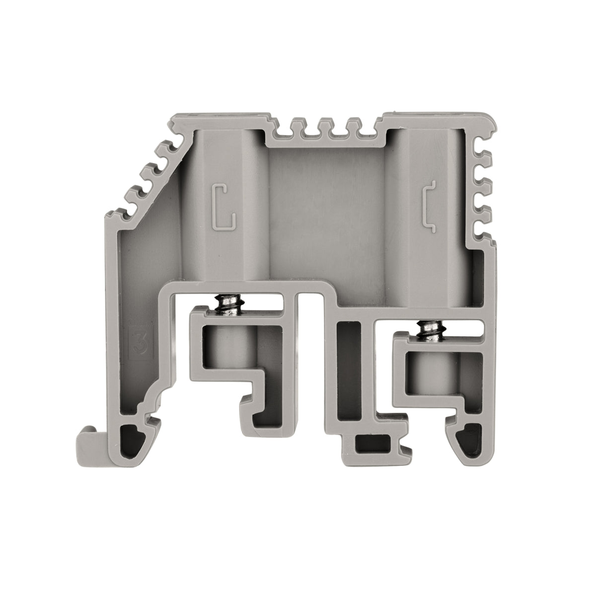 Endhalter für IK6-Klemmen, Type WGD1, schnapp- u. schraubbar
