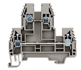 Doppelstockklemme 2,5mm², Type PIK 2.5 N grau