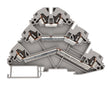 Foto: Dreistockklemme 2,5mm² (L/L/L), Type YBK 2.5 - 3 F grau