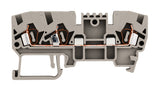 Verteilerklemme 2,5mm², Type YBK 2.5 E, 1 Eingang/2 Ausgänge
