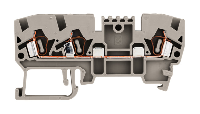 Verteilerklemme 2,5mm², Type YBK 2.5 E, 1 Eingang/2 Ausgänge