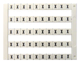 Markierungsetiketten DY 5 bedruckt mit "X" (50-mal)