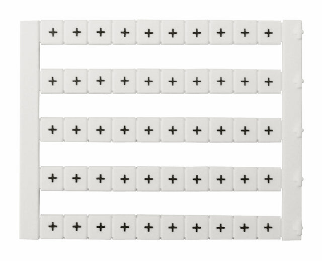 Markierungsetiketten DY 5 bedruckt mit "+" (50-mal)
