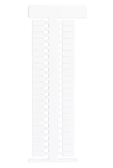 Markierungsetiketten DG 10/5 T unbedruckt (44 Schilder)