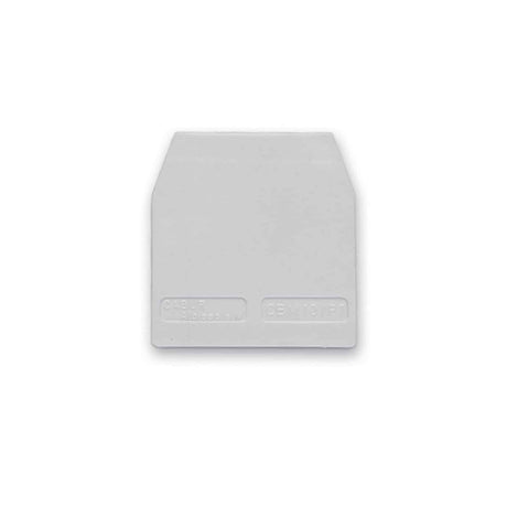 Endplatte für Federkraftklemme HDE.2 und HLD.2 2,5mm², grau