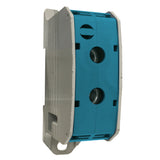 Foto: Aluminium / Kupfer Klemme, 1-polig, 50mm² blau
