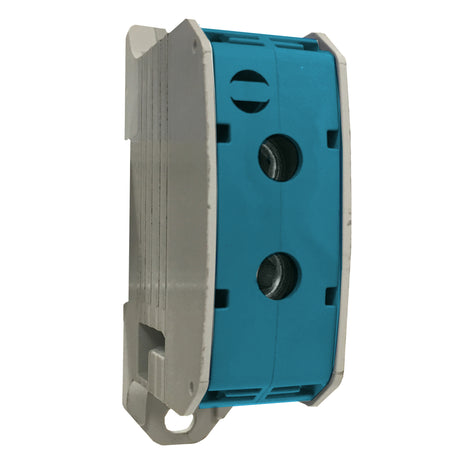 Foto: Aluminium / Kupfer Klemme, 1-polig, 50mm² blau