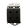 Foto: Aluminium / Kupfer Klemme, 1-polig, Doppel 50mm² schwarz
