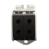 Foto: Aluminium / Kupfer Klemme, 1-polig, Doppel 50mm² schwarz