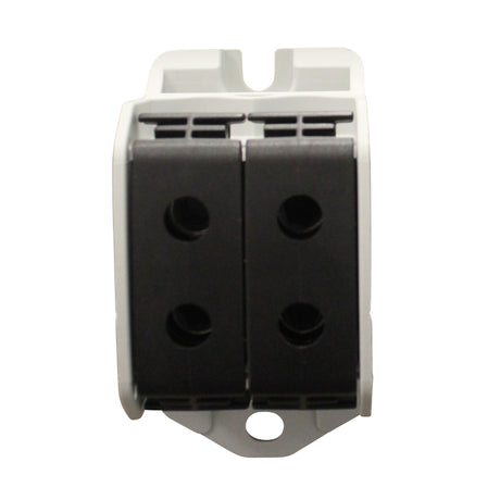 Foto: Aluminium / Kupfer Klemme, 1-polig, Doppel 50mm² schwarz