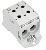 Aluminium / Kupfer Klemme, 1-polig, Doppel 95mm² grau