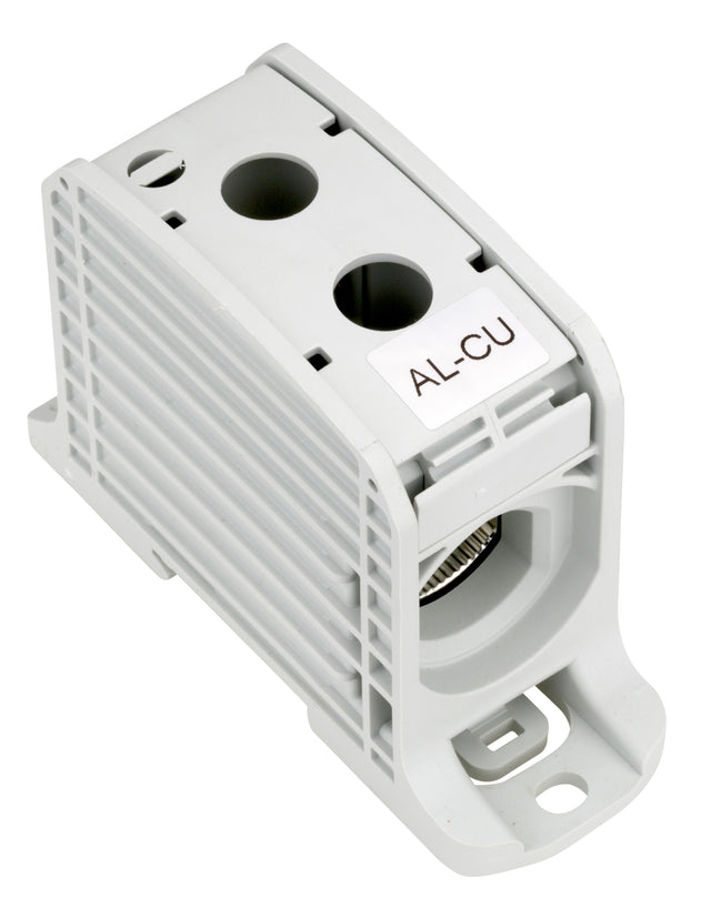 Aluminium / Kupfer Klemme, 1-polig, 185mm² grau