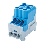 Foto: N-Anschlussblock, 1-polig, 100A, zu 2x25mm², ab 6x10mm²