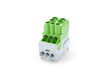 Foto: PE-Anschlussblock, 1-polig, 100A, zu 2x25mm², ab 6x10mm²