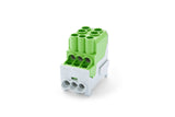 Foto: PE-Anschlussblock, 1-polig, 100A, zu 2x25mm², ab 6x10mm²