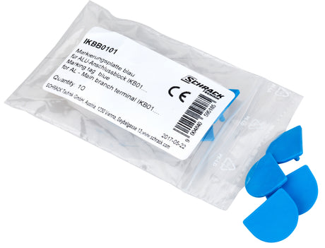 Markierungsplatte blau für ALU Anschlussblock IKB01…..