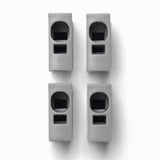 Toolless connection Plug grau