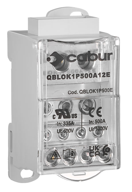 Anschlussblock, 1-polig, 500A, zu 2x35mm² ab 5x16mm²,4x10mm²