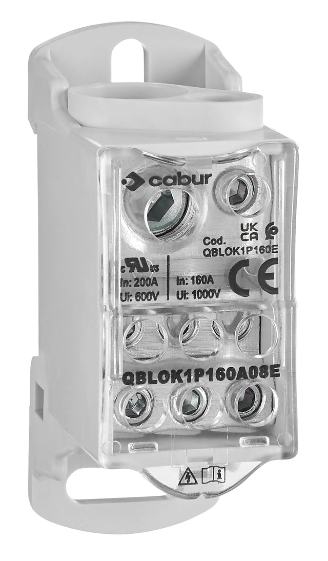 Anschlussblock, 1-polig, 160A, zu 1x16+1x70mm², ab 6x16mm²