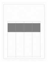 Kabelbeschriftungsetikett 25x15mm, klebend, weiß
