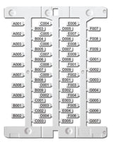 Kabelbeschriftungsetikett 4x12mm, gelb, für SmartPrintPlus