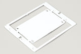 ABS-Platte 90x100mm, weiß, für Typenschild für Schaltschrank