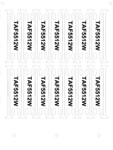 PVC-Beschriftungsetikett 55x12mm, weiß, für Kabelbinder