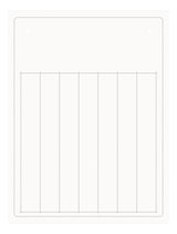 Beschriftungsstreifen PVC 12x105mm, weiß, für SmartPrintPlus