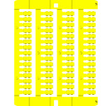 Polycarbonat Kabelbeschriftungsetikett 4x15mm, gelb