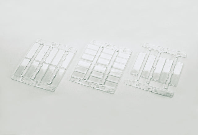Schutzabdeckung transparent für Etikettenhalter 27x15mm