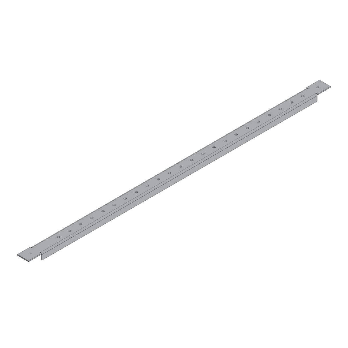 Gelochte Tragschiene zur Montage 60mm System Breite 3