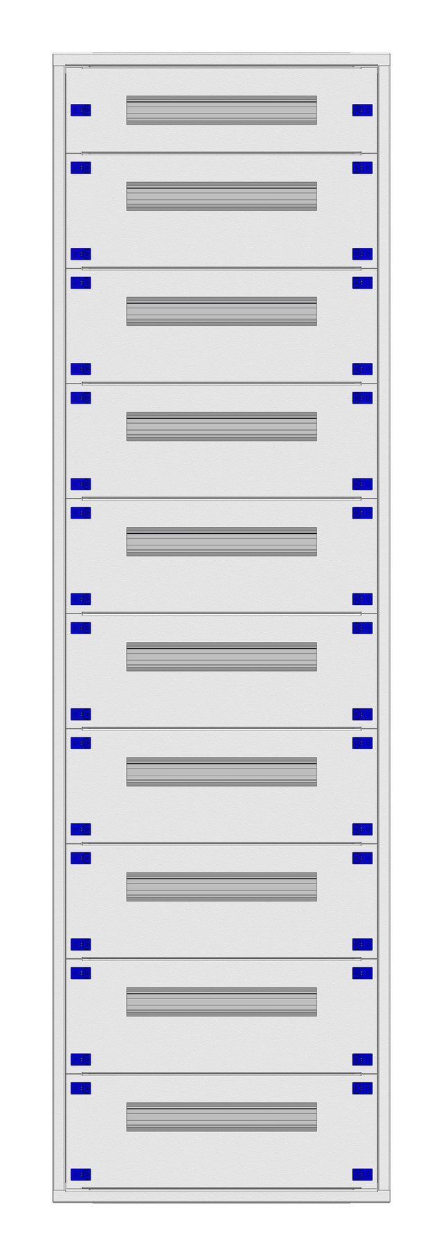 Installationsverteiler Einsatz KVN 60mm, 2-39K, 10-reihig