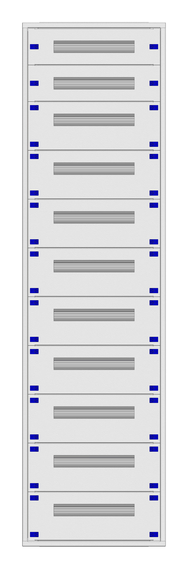 Installationsverteiler Einsatz KVN 60mm, 2-42K, 11-reihig