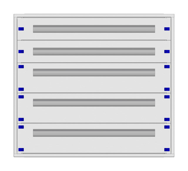 Installationsverteiler Einsatz KVN 60mm, 4-18K, 5-reihig