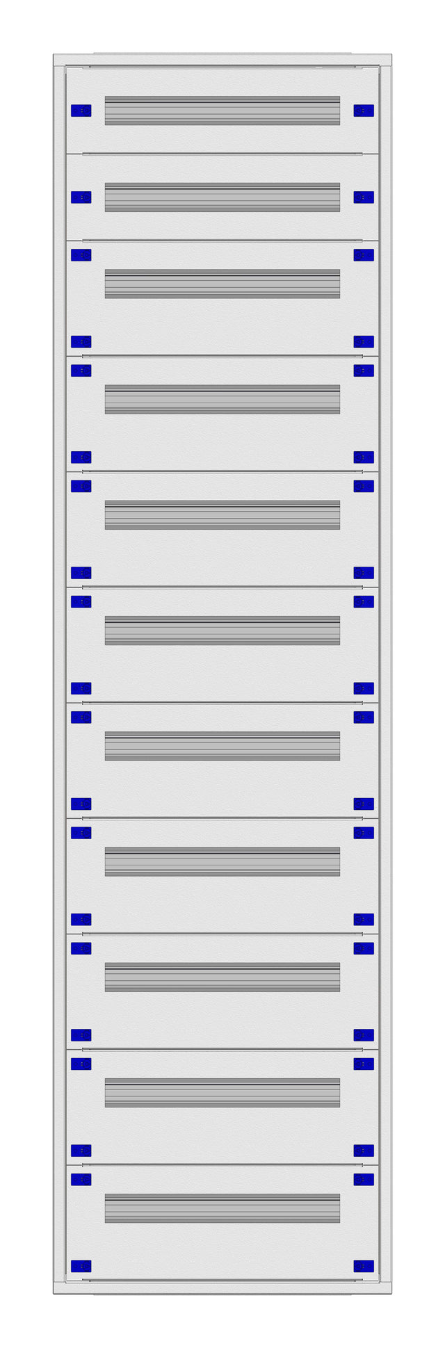 Installationsverteiler Einsatz KVN 40mm, 2-42K, 11-reihig
