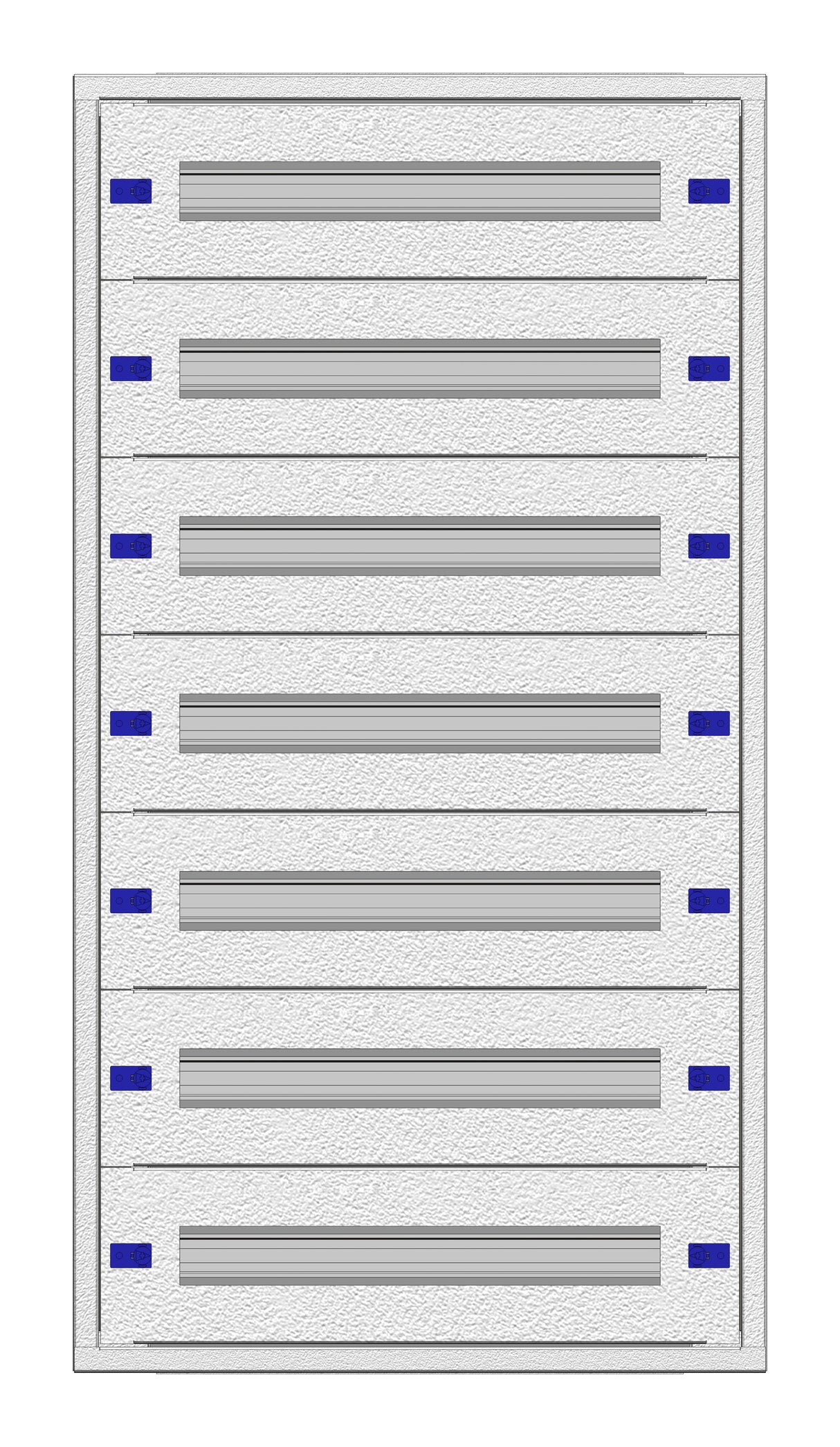 Aufputz-Installationsverteiler 2A-21L, H1055B590T250mm
