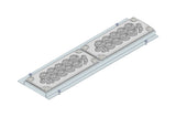 Durchsteckflansch IP20C mit 18x 18-30mm Durchführungen