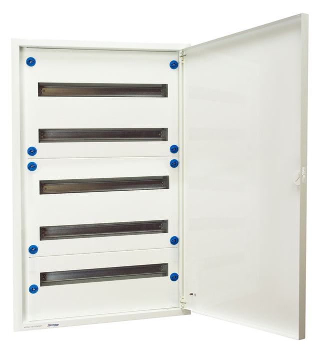 Foto: Unterputz-Verteiler 5x24TE mit Türe inkl. Mauerwanne