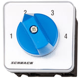 4-Stufen-Schalter Einbau, 1-polig, 1-2-3-4