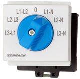 Voltmeter-Umschalter 3 x L-L / 3 x L-N, Reiheneinbau