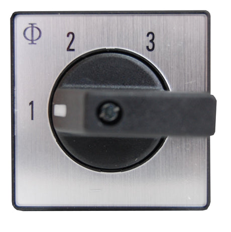 Stufenschalter o. 0 Stellung, Front, 3 Stufen, 20A, 2-polig