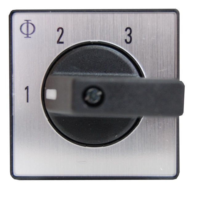 Stufenschalter o. 0 Stellung, Front, 3 Stufen, 20A, 2-polig