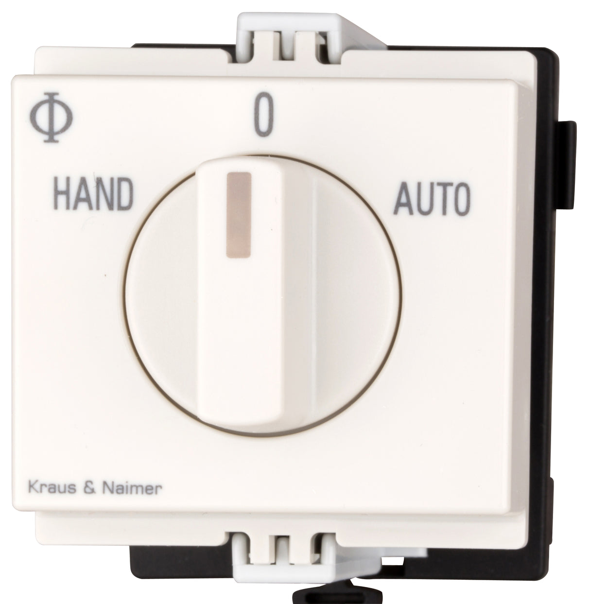 Umschalter, Reiheneinbau, 20A, 1-polig, Hand-0-Auto