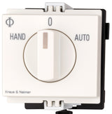 Umschalter, Reiheneinbau, 20A, 1-polig, Hand-0-Auto