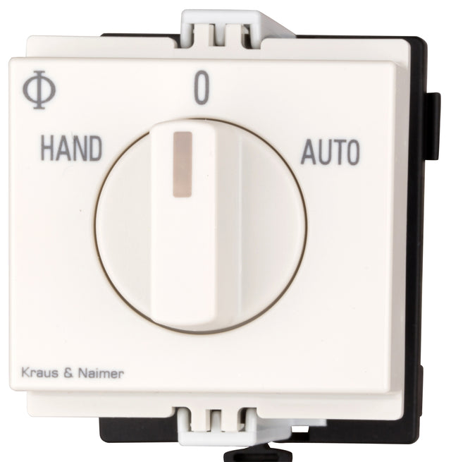 Umschalter, Reiheneinbau, 20A, 1-polig, Hand-0-Auto