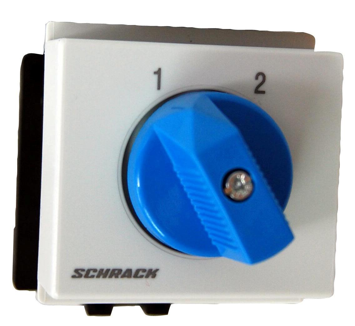 Umschalter für Reiheneinbau, ohne 0 Stellung, 1-polig, 20A