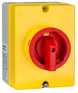 Not-Aus Reparaturschalter 3-polig, 20A, 5,5kW, IP65,absperrb