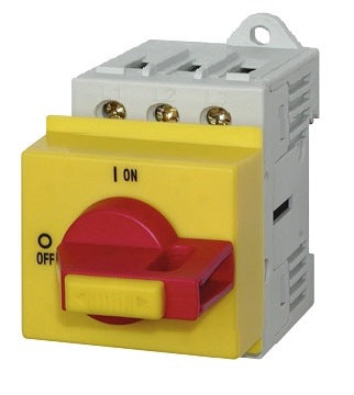 Not-Aus Hauptschalter 3-polig, Reiheneinbau, 63A, 22kW