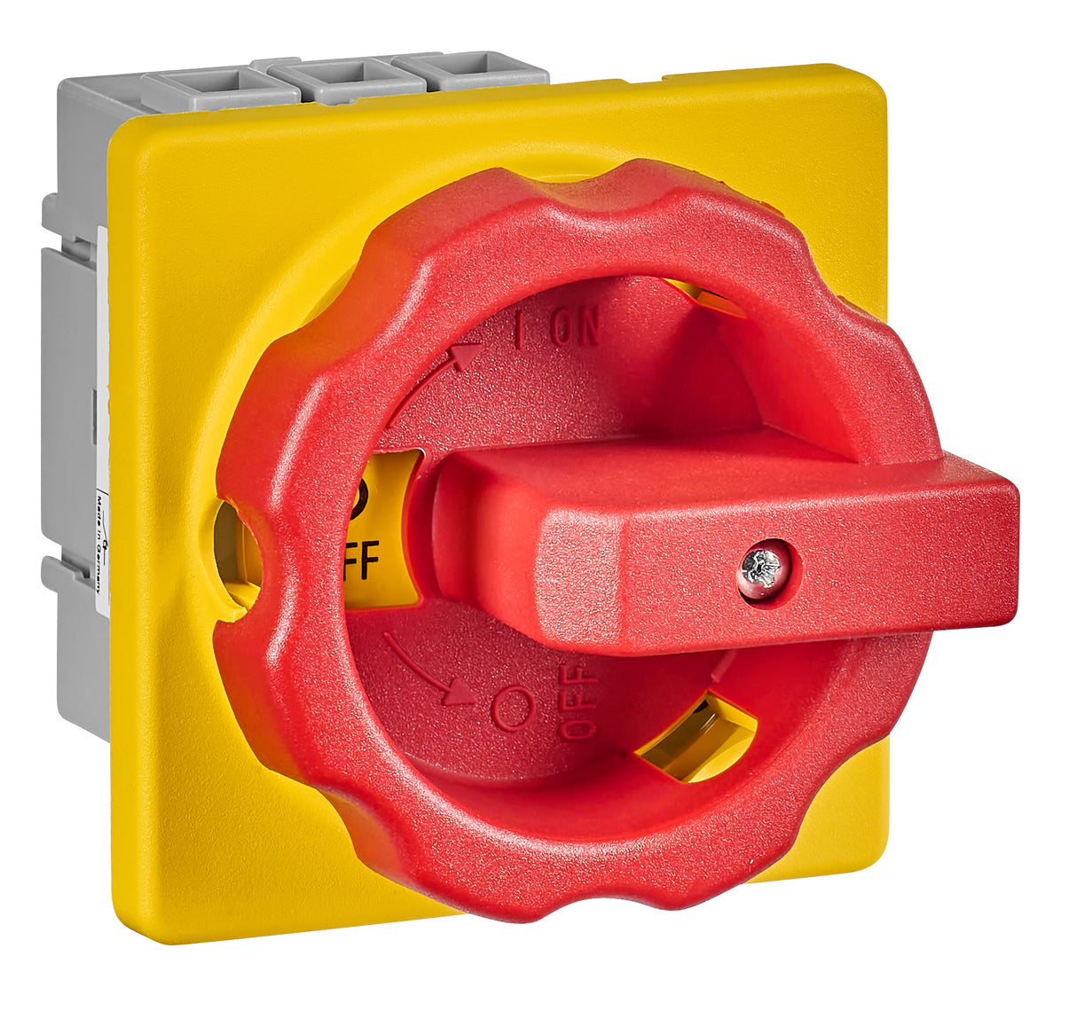 Not-Aus Hauptschalter 3-P, Fronteinbau,4-Lochbefestigung 32A